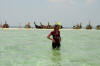 Thai girlfriend snorkeling Railey Beach