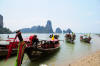 Long tailed boats Koh Phi Phi