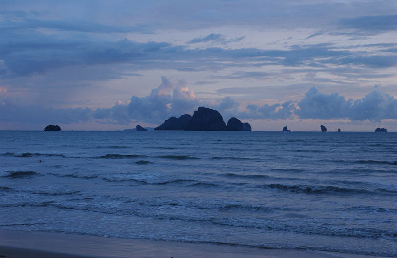 View of island from Ao Nang Beach