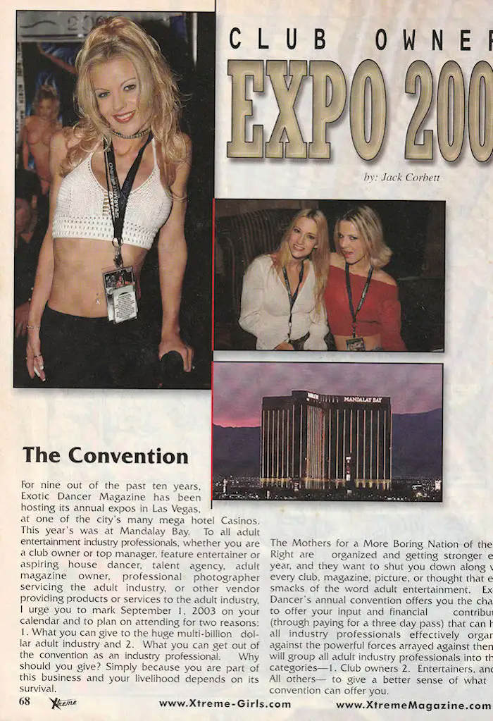 page one of Jack's article in Xtreme Magazine about Expo 2002