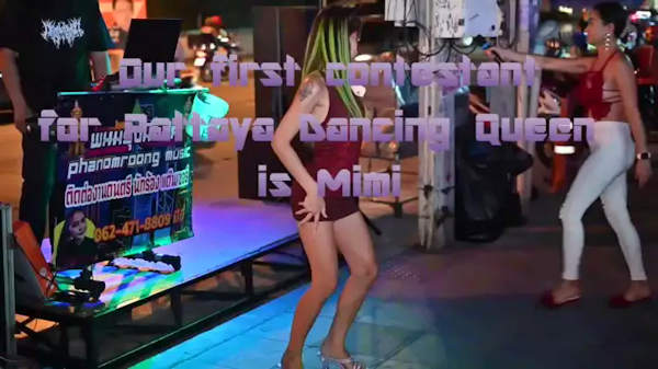 video of Mimi finishing thrid in the 2023 Pattaya Dancing Queen  competition