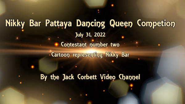 Cartoons performance at Second Pattaya Dancing Queen contest