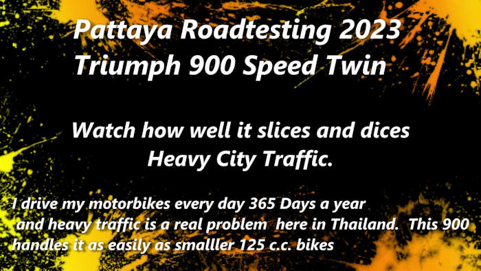 Video of Jack roadtesting the 900 Triumph Speed Twin