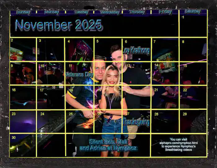 picture of Pattaya Beaches 2025 calendar back cover