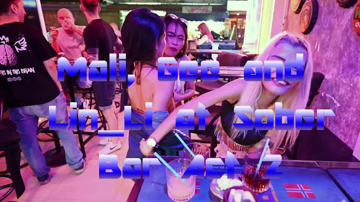 Sober Bar Video with Lin Ly, Gee and Mali