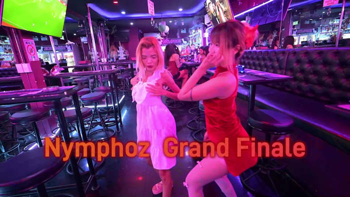 Best two Pattaya Bars: Nymphoz video Mali dancing with Pattaya dancing queen winner