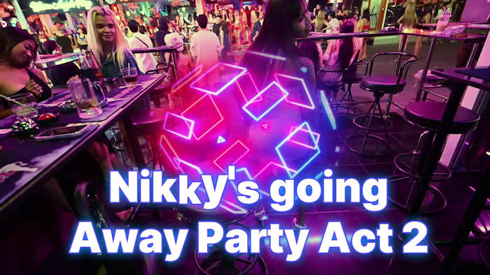 Video of Nikky's going away party for a new life in London