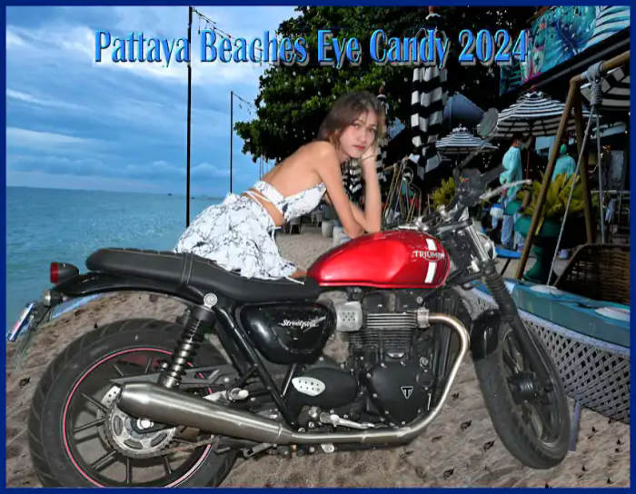 picture of cover model for 2025 Pattaya Beaches Eye Candy Calendar