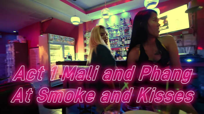 Video of Mali pretending to be Dexter the Bay Harbor Butcher