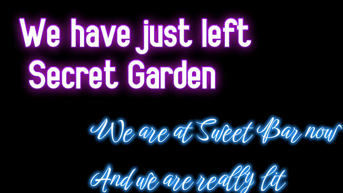 Mali and newcomer dancing to Sweet and Secret Garden video