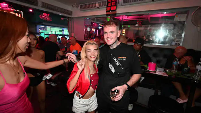 Mali and Jay at the Spot Bar