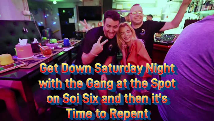 Video of The Gang at the Spot Getting Down Saturday Night