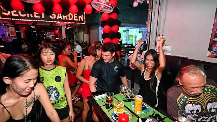 Everyones here at the Spot Bar Tonight